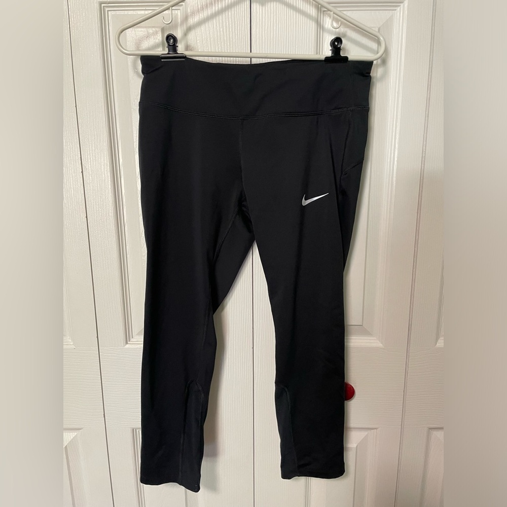 Nike dri fit leggings, black, Size M.